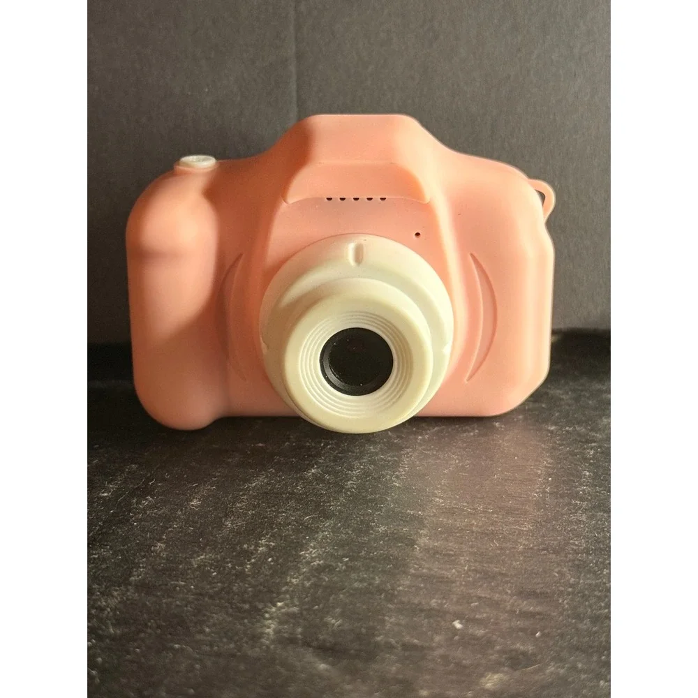 Kids Digital Camera Pink Unicorn Silicone Case 32GB SD Card Toy Video Games
